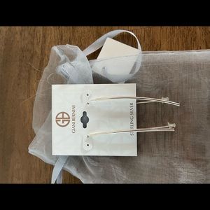 Sleek, sexy GIANI BERNINI Sterling silver earrings